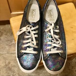 Keds Triple Kick Oil Leather Lace up sneakers, size 6.5